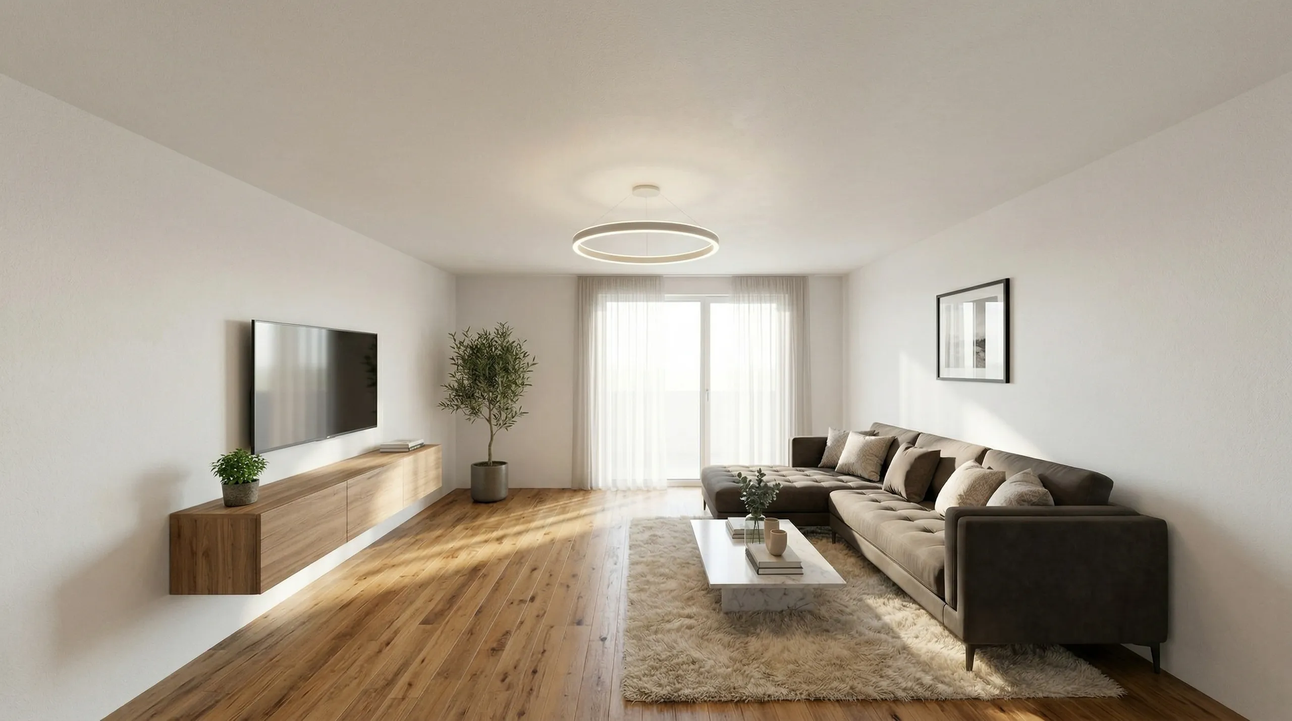 Aurea Quartier — Wohnbereich im Reiheneinfamilienhaus